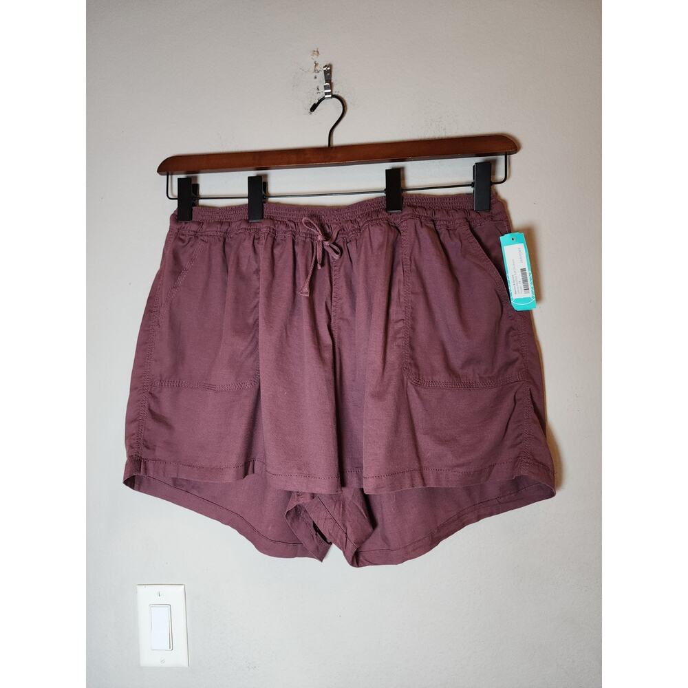 NWT Market And Spruce Pull On Jolene Purple Shorts Drawstring Stretch Size 3X
